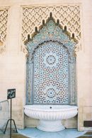 Fountain, Hassan II Mosque, Casablanca